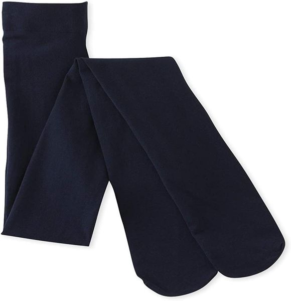 Girls Winter Fleece-Lined Ballet Footed Tights - 6-Pack