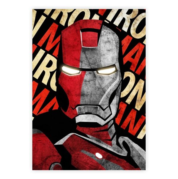 Iron Man Animated Art - A1 Poster