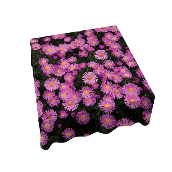 Pink Daisies Square Tablecloth