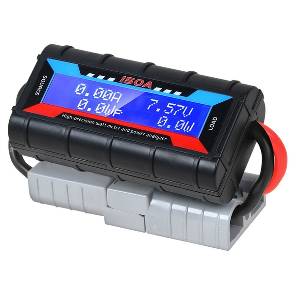 150A LCD Digital Amp Watt Meter Power Analyser Solar Caravan Meter