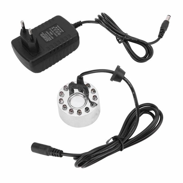 Mist Maker Water Fountain Pond Fogger Air Humidifier with 12 Color LED