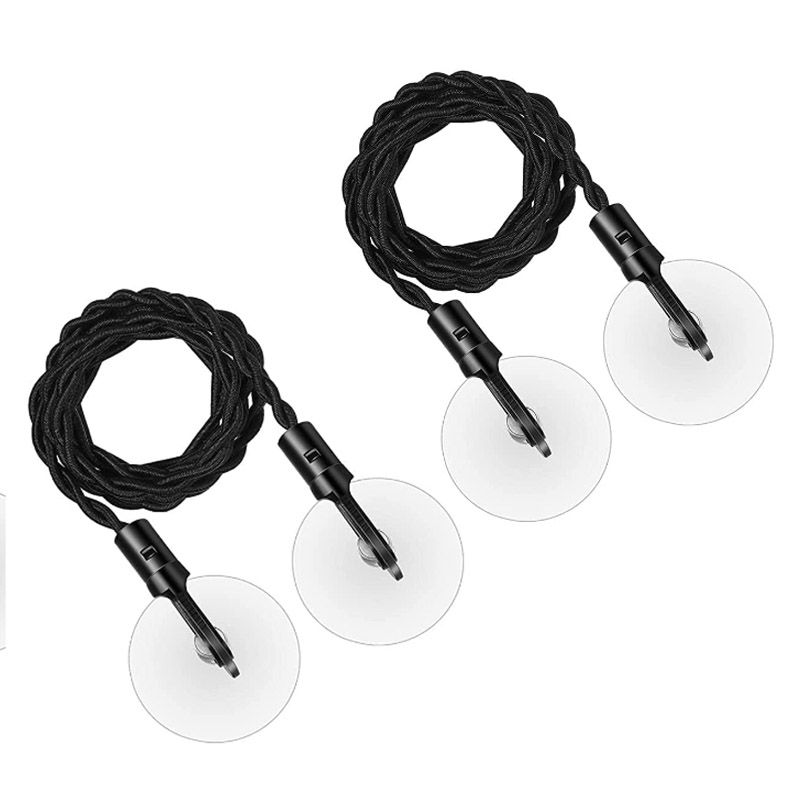 Travel Clothesline with Hooks Portable Clothes Drying Rope - 2 Piece