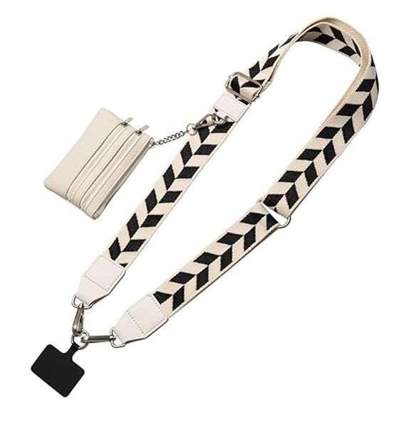 Cell Phone Lanyard Crossbody with Wallet,Adjustabl Phone Strap with Wristle