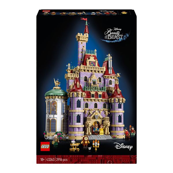 LEGO Disney Princess Beauty and the Beast Castle Building Kit 43263