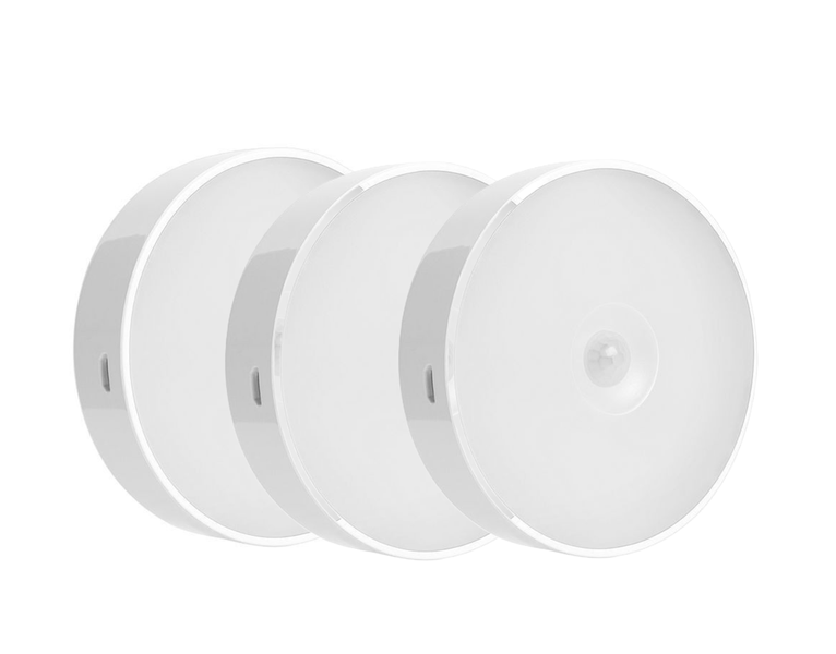 3 x IPSTYLE Wireless Body Induction Lamp LED Motion Sensor Night Light
