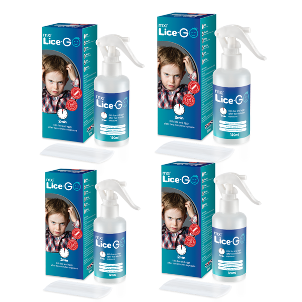 MX - Lice-Go 2 Minute Lice Shampoo 120ml - Set of 4