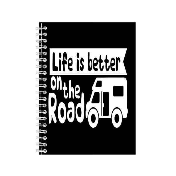 Better A5 Notebook Spiral and Lined Outdoor Camping Graphic Notepad Gift165