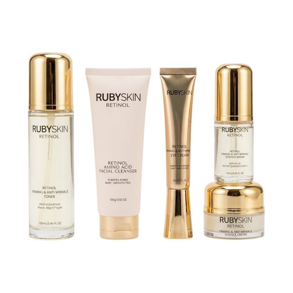 5 Pieces Ruby Skin Retinol Firming Anti-Aging Anti-Wrinkle Skincare Set