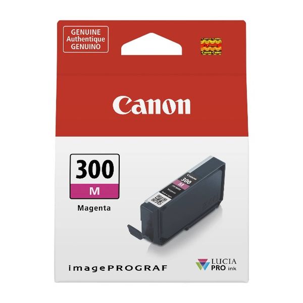 Canon PFI-300 Magenta Ink Tank - Genuine Canon Ink