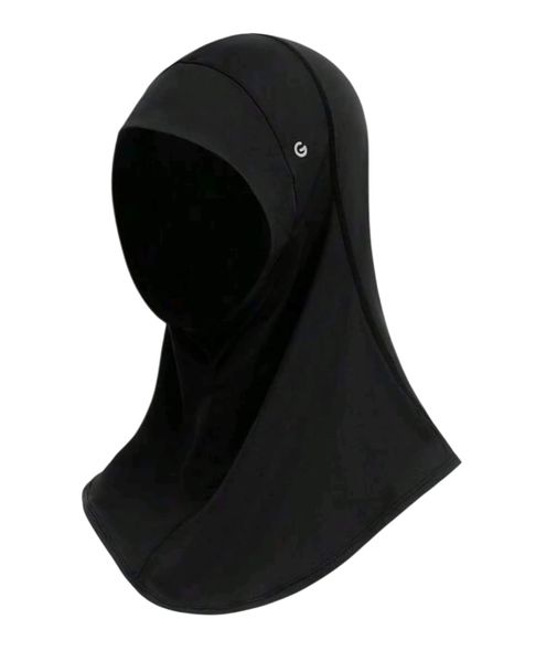 Active Gear Breathable Hijab with Built-In Headphone Slits - Pink