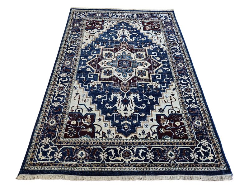 Quality Persian Rugs - blue Turkish Zigler carpet 230x160cm