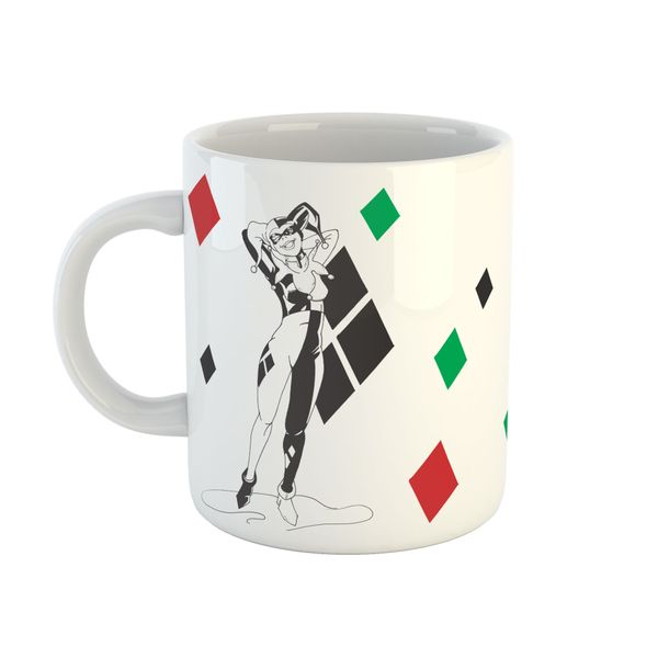 Superhero Mug - Harley Quinn Green