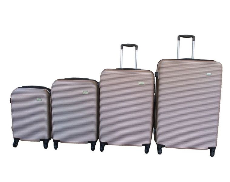 ABS Hard-Shell Luggage Set - Lightweight, Durable, Spinner Wheels - 4-Piece