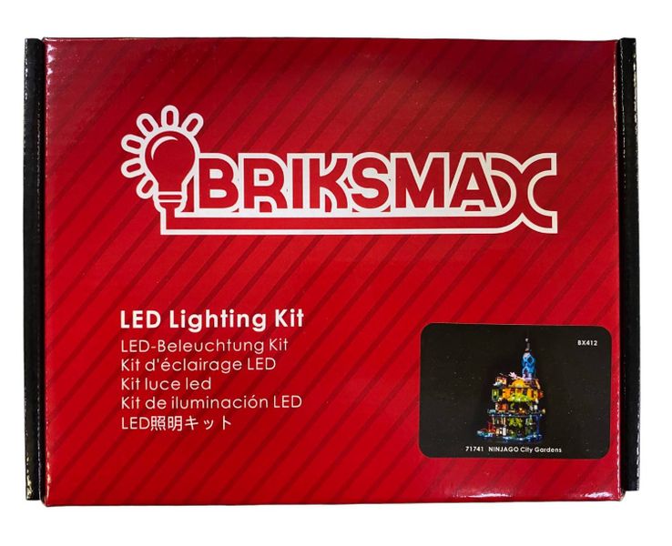 Briksmax Light Set For Lego 71741 Ninjago City Gardens