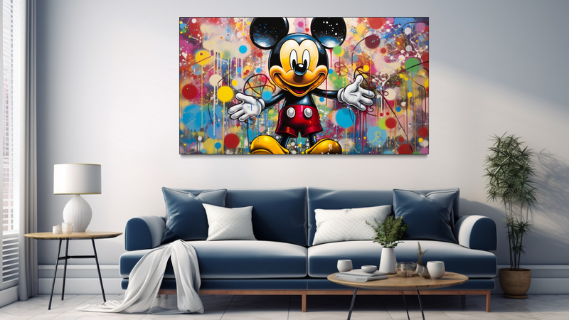 Canvas Wall Art - Grafitti Dreamscape - BK0321