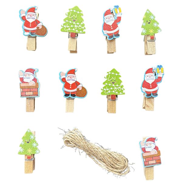 Cartoon Lovely Wood Clips - 34x7x8mm