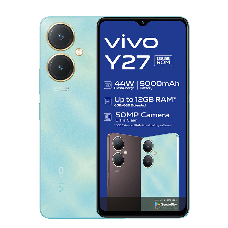 Vivo Y27 4G Dual Sim 128GB - Blue