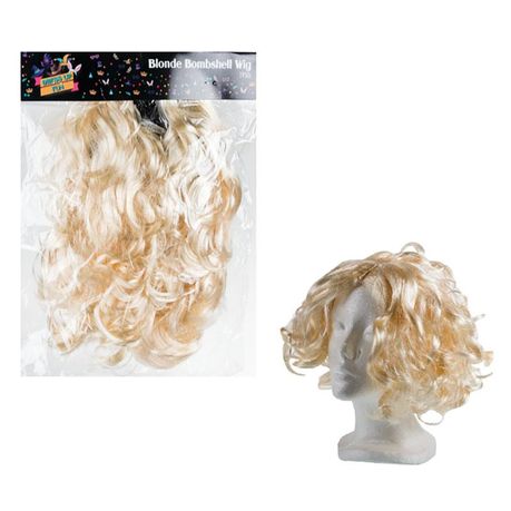 Blonde dress outlet up wig