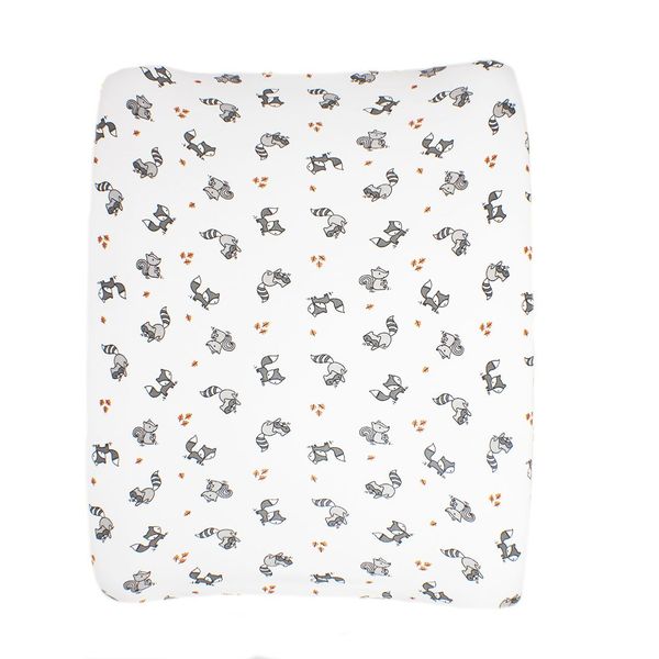 2 in 1 Moses Basket Fitted Sheet / Changing Mat Cover - Woodland Animals