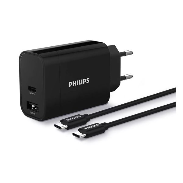 Philips 30W QC Dual USB Wall Charger - DLP2621C/12