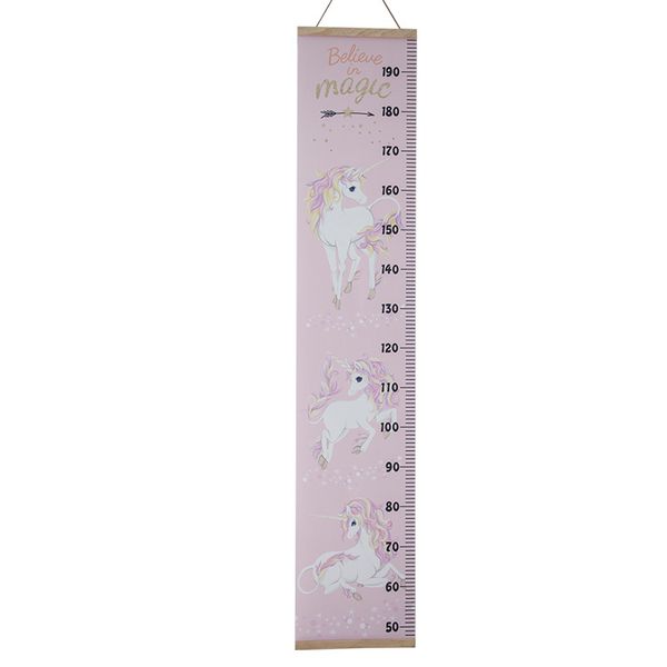 Wide Height Chart | Pink Unicorn