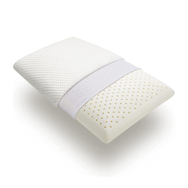 Natural Latex Pillow, Latex Foam Pillows with Cover,Medium Firmness.