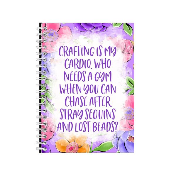 Crafting Is My Cardio 2 Notebook Crafting Gift Idea A4 Notepad Pad 85