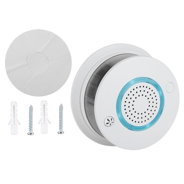 WiFi Smoke and Heat Detector with Voice Alarm App Control Battery Included