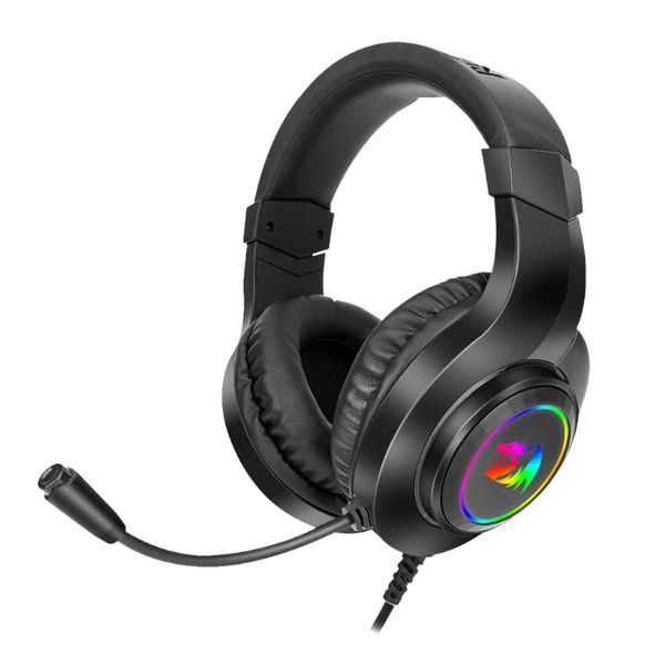Redragon Over-Ear HYLAS Aux|USB RGB Gaming Headset - Black