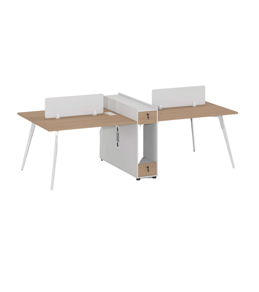 Emerge Four Seater Workstation