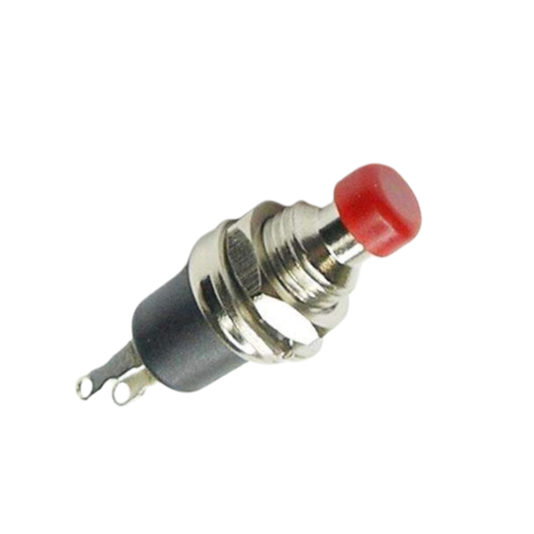 PB11C02 RED Mini Momentary Push Button Switch SPST 0.3A 50VDC Ø9.5mm