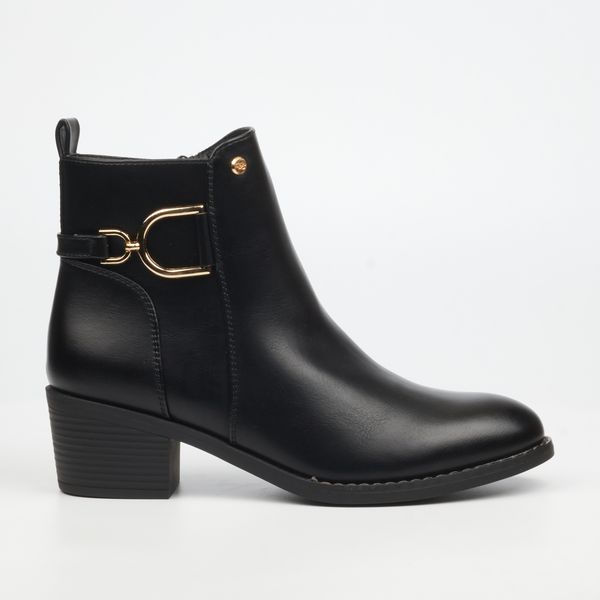 Miss Black Brook 1 Women Faux Leather Ankle Boots - Black