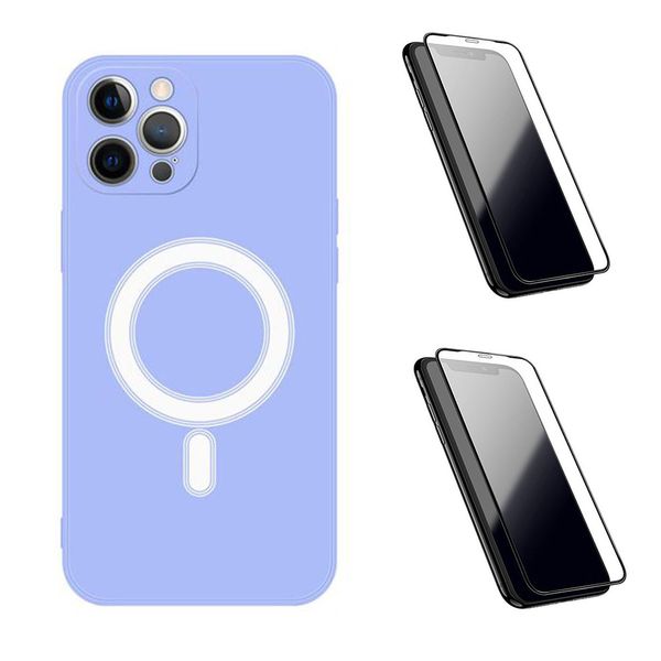 (pack of 3 )iphone Case/tempered Glass For 13 Mini /13/13 Pro/13 Pro Max