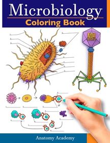 Microbiology Coloring Book: Incredibly Detailed Self-Test Color ...