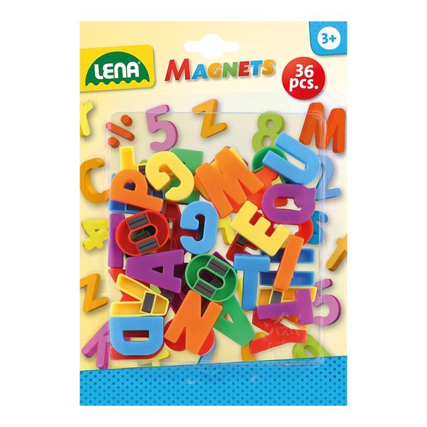Lena Magnetic Capital Letters Set: 3cm each, 36 Pieces