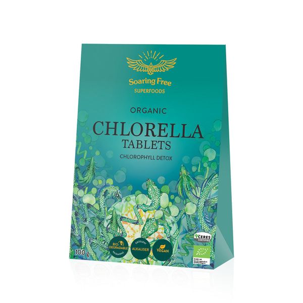 Soaring Free Chlorella Tablets Organic 100g