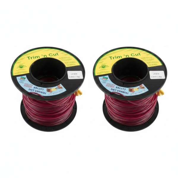 Trim 'n Cut 3.5mm Trimmer Line 2kg 160m for Efficient Gardening - 2 Pack