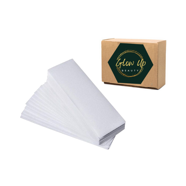 Glow Up Depilatory Wax Strips - Pack of 100