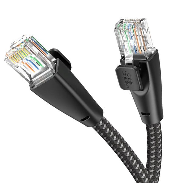 Cat6 Ethernet Cable RJ45 Braided Male-to-Male LAN Cord