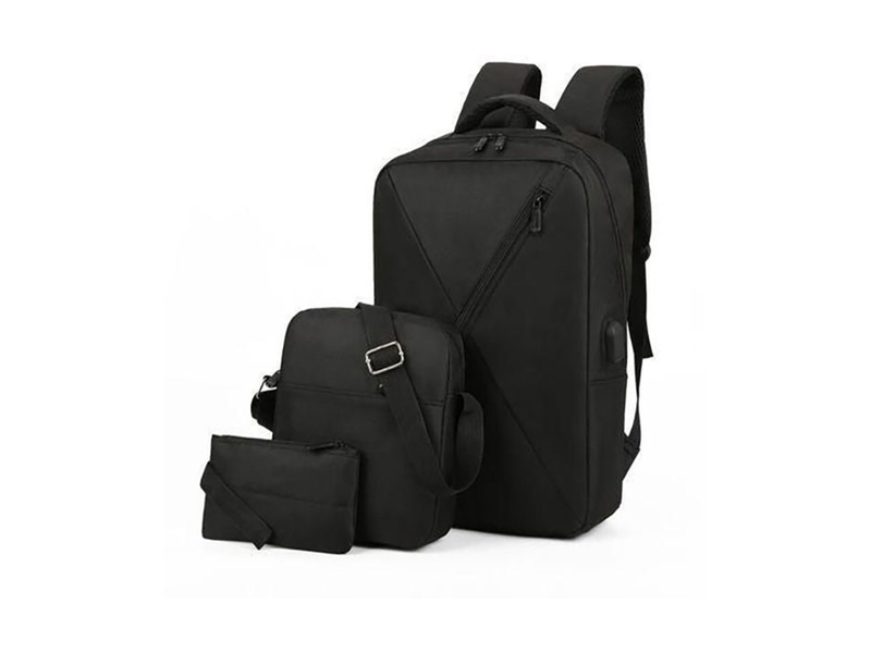 Backpack with Messenger Bag Handbag External USB for Traveling