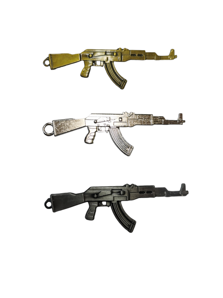 3 Piece Alloy AK47 Jewellery Pendant