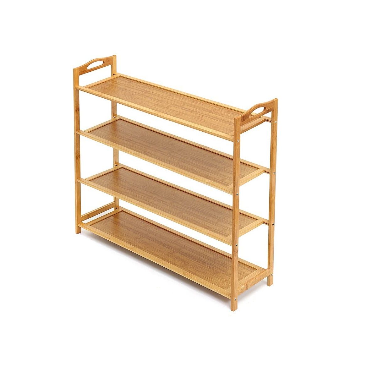 4 Tier Shoe Rack Storage Organizer Unit, Bamboo Rack Buy Online in
