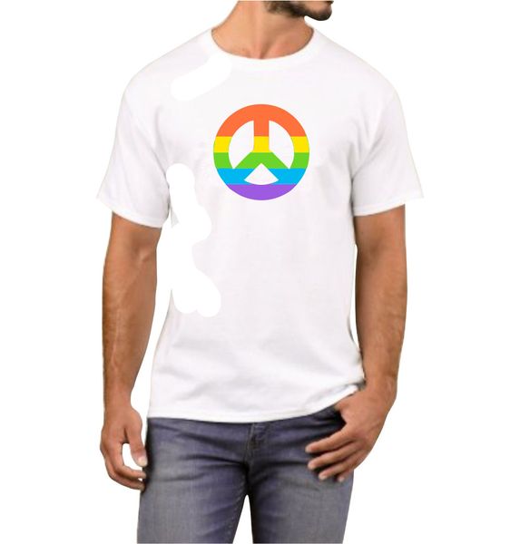 Pappa Joe - Men's White T-Shirt - Peace