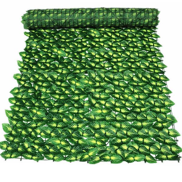 Artificial Leaf Privacy Fence Faux Ivy Hedge Roll for Outdoor and Indoor
