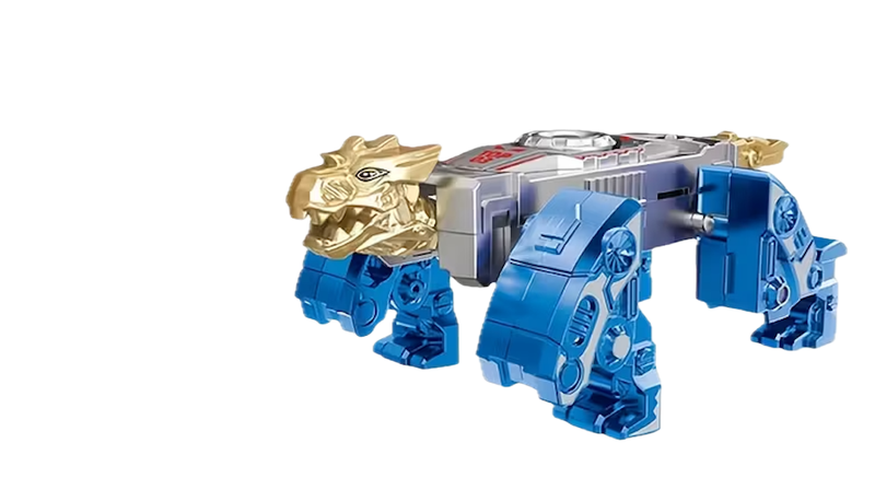Mechanical Dino Fidget Spinner - 2-in-1 Transforming Dinosaur Warrior