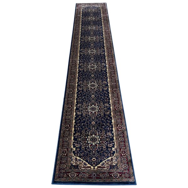 Persian Navy Rug/Runner - 400 x 80