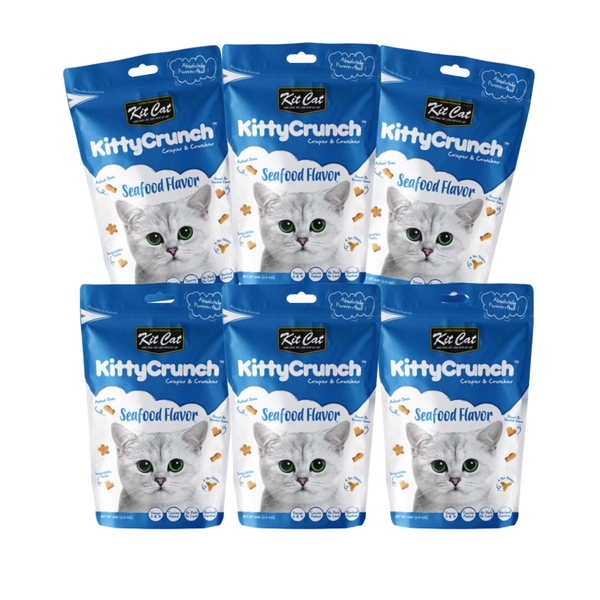 KittyCrunch Seafood Flavour (6 x 60g)