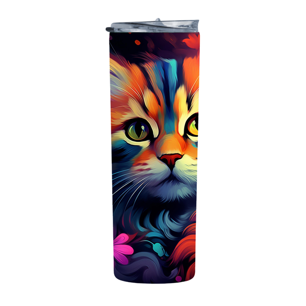 Vibrant KITTEN 4 20 Oz Straight Skinny Tumbler 227