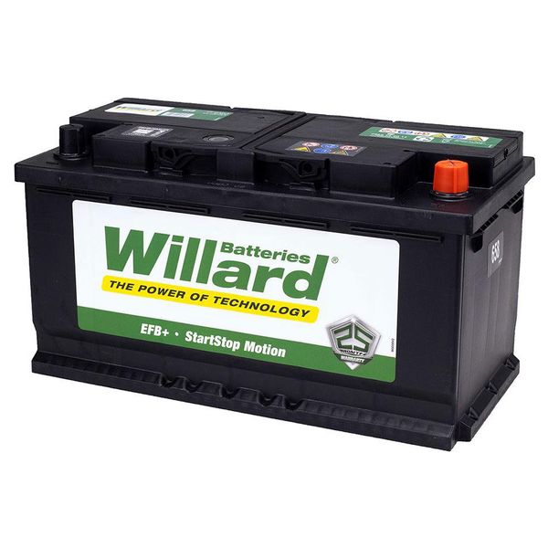 Willard 12V 90Ah Vehicle Car Battery - Size 658
