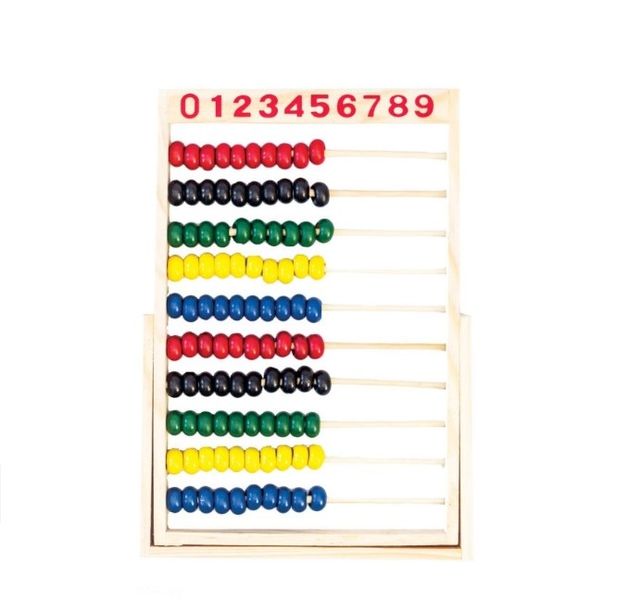 Wooden Frame Abacus 100 Beads (Pack Of 6 image